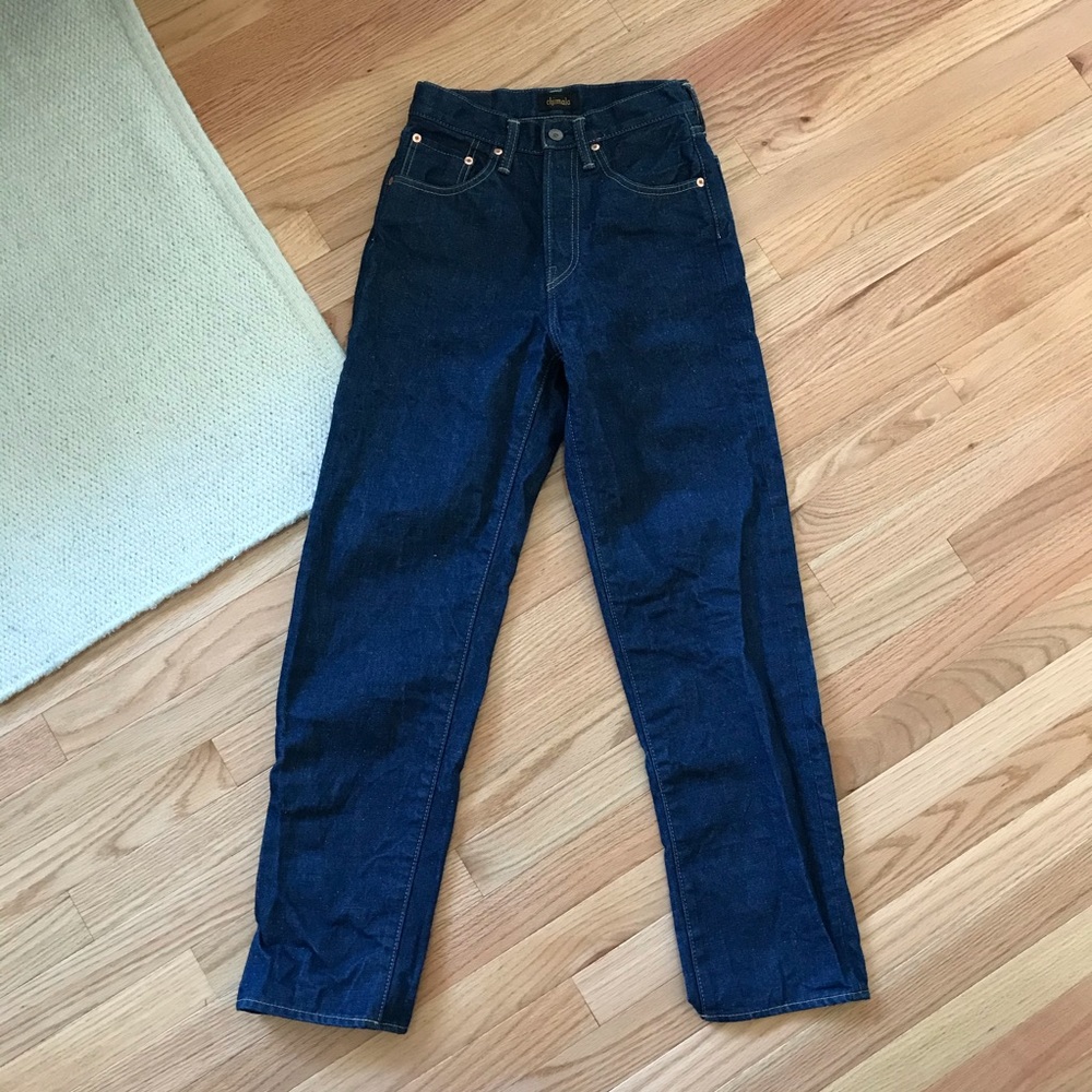 Chimala High Rise Straight Leg Selvedge Jeans - 26